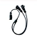 CEE16A Male to CEE 16A Female 1-to-2 Y Shape Transfer Power Cable